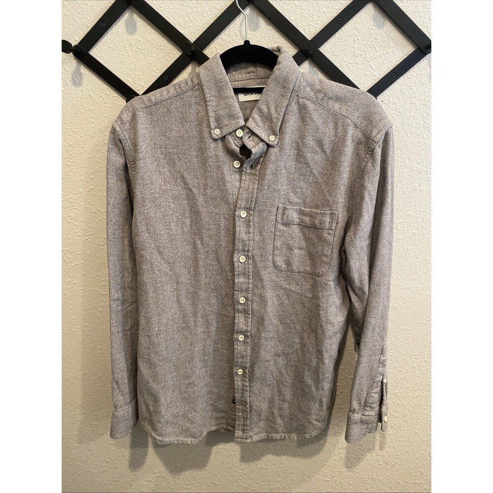 Taylor Stitch Jack Shirt Ash Hemp Melange 42 Sz Large (runs smaller)